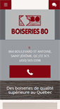 Mobile Screenshot of boiseries80.com