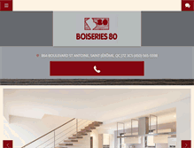 Tablet Screenshot of boiseries80.com